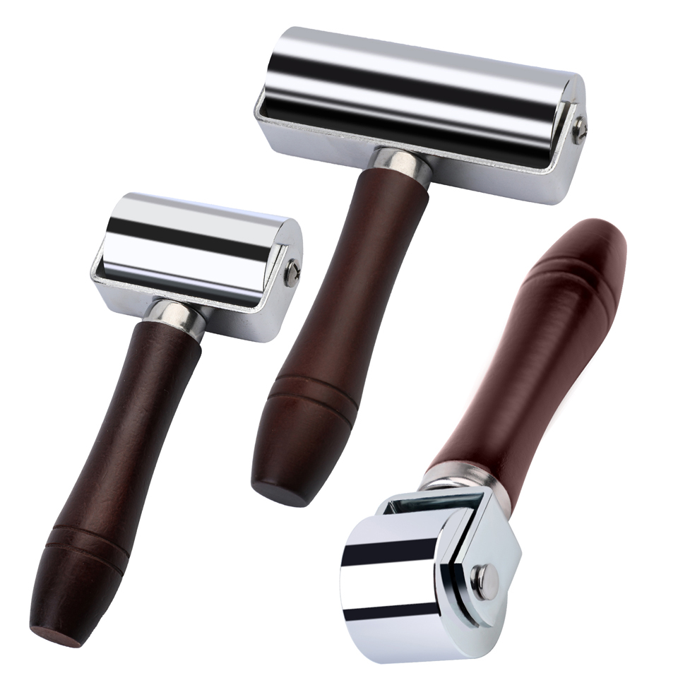 ลูกกลิ้งกดขอบหนังพร้อมด้ามไม้  - Leatherwork Hand Press บทวิจารณ์และราคา